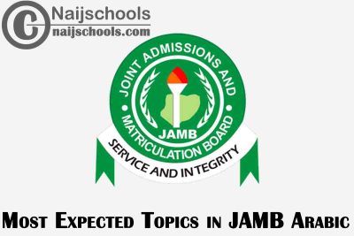 Most Expected Topics in JAMB Arabic 2023 CBT Exam