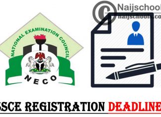 NECO 2021 SSCE (Internal) for Senior Secondary School Candidates Registration Deadline | APPLY NOW