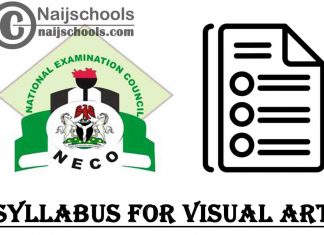 NECO Syllabus for Visual Art 2023/2024 SSCE & GCE | DOWNLOAD & CHECK NOW
