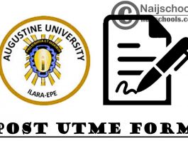 Augustine University Ilara-Epe Post-UTME & Direct Entry Screening Form for 2021/2022 Academic Session | APPLY NOW