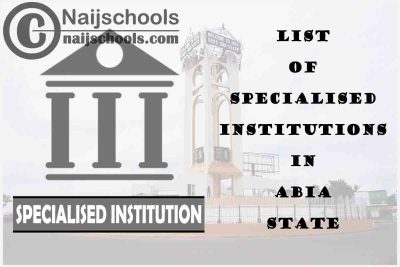Full List of Specialised Institutions in Abia State Nigeria
