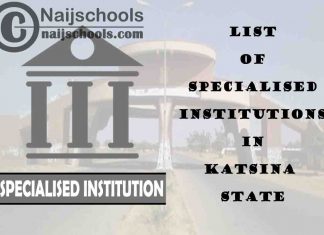 Full List of Specialised Institutions in Katsina State Nigeria