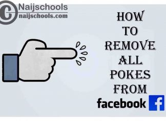 How to View and Remove/Delete All Your Pokes from Facebook