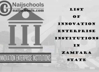 Full List of Innovation Enterprise Institutions in Zamfara State Nigeria