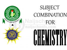 JAMB and WAEC (O'Level) Subject Combination for Chemistry