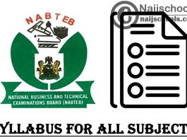 NABTEB Syllabus PDF Download Link for All Subjects 2023/2024 SSCE & GCE | DOWNLOAD & CHECK NOW