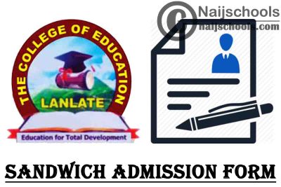 Oyo State College of Education Lanlate (COEL) Sandwich Admission Form for 2021/2022 Academic Session | APPLY NOW