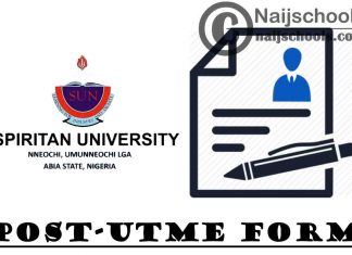 Spiritan University Nneochi (SUN) Post UTME & Direct Entry Form for 2021/2022 Academic Session | APPLY NOW