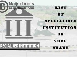 Full List of Specialised Institutions in Yobe State 2022