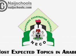 Most Expected Topics in 2022 NECO Arabic SSCE & GCE | CHECK NOW