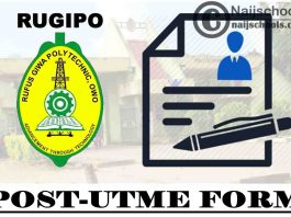 Rufus Giwa Polytechnic (RUGIPO) Post-UTME Screening Form for 2021/2022 Academic Session | APPLY NOW