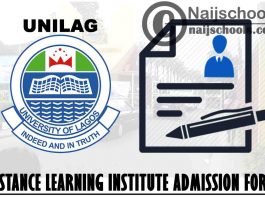 UNILAG Distance Learning Institute (DLI) Admission Form for 2021/2022 Academic Session | APPLY NOW