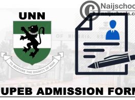 University of Nigeria Nsukka (UNN) JUPEB Admission Form for 2021/2022 Academic Session | APPLY NOW