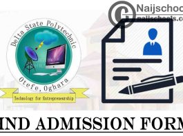 Delta State Polytechnic Otefe-Oghara HND Admission Form 2021/2022 Academic Session | APPLY NOW