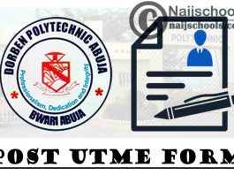 Dorben Polytechnic Post UTME (Admission) Form for 2021/2022 Academic Session | APPLY NOW