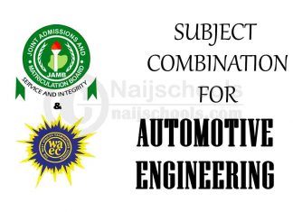 JAMB/WAEC Subject Combination for Automotive Engineering