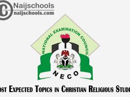 Most Expected Topics in 2023 NECO Christian Religious Studies SSCE & GCE | CHECK NOW