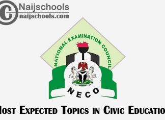 Most Expected Topics in 2023 NECO Civic Education SSCE & GCE | CHECK NOW