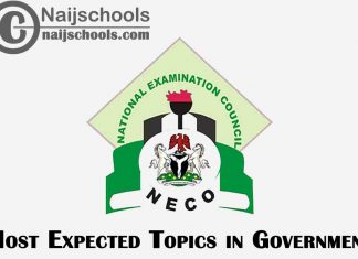 Most Expected Topics in 2023 NECO Government SSCE & GCE | CHECK NOW