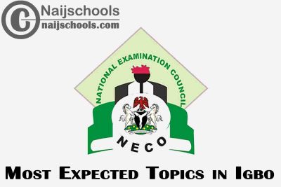 Most Expected Topics in 2023 NECO Igbo SSCE & GCE | CHECK NOW