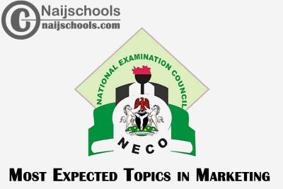 Most Expected Topics in 2023 NECO Marketing SSCE & GCE | CHECK NOW