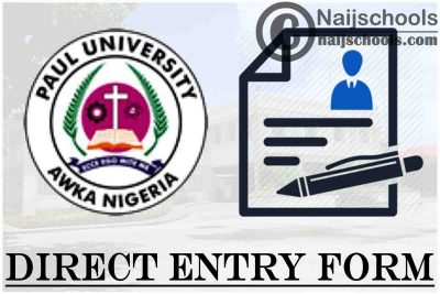 Paul University Direct Entry Admission Screening Form for 2021/2022 Academic Session | APPLY NOW