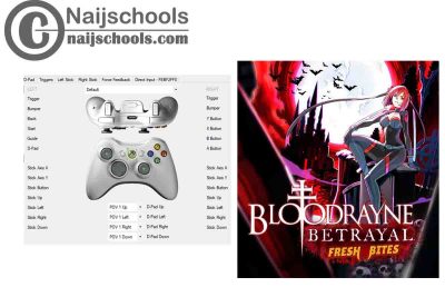 BloodRayne Betrayal: Fresh Bites X360ce Settings for Any PC Gamepad Controller | TESTED & WORKING