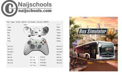 Bus Simulator 21 X360ce Settings for Any PC Gamepad Controller | TESTED & WORKING