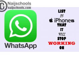 List of iPhones that WhatsApp Will Stop Working On