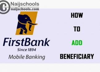 How to Add Beneficiary on FirstMobile Banking Android & iOS App