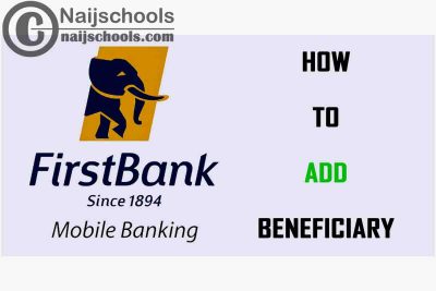 How to Add Beneficiary on FirstMobile Banking Android & iOS App