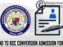 Igbinedion University Okada (IUO) HND to BSc Conversion Admission Form for 2021/2022 Academic Session | APPLY NOW