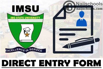 Imo State University (IMSU) Direct Entry Screening Form for 2021/2022 Academic Session | APPLY NOW
