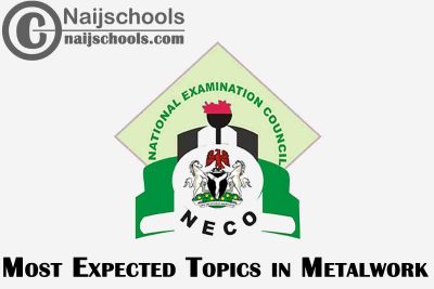 Most Expected Topics in 2023 NECO Metalwork SSCE & GCE | CHECK NOW