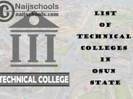 Full List of Technical Colleges in Osun State Nigeria