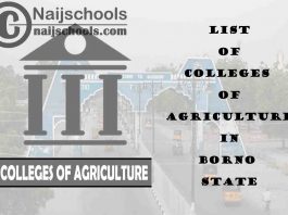 Full List of Colleges of Agriculture in Borno State Nigeria