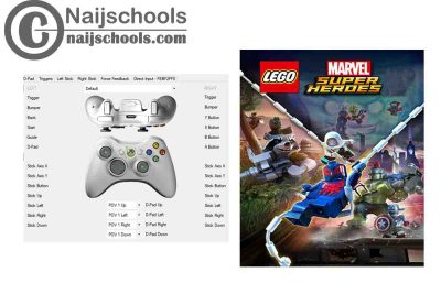 Lego Marvel Super Heroes X360ce for PC Joypad