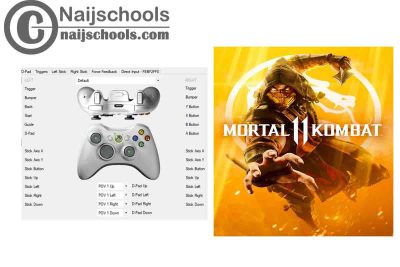 Mortal Kombat 11 X360ce Settings for Any PC Gamepad Controller