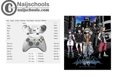 Neo: The World Ends with You X360ce Settings for Any PC Joypad