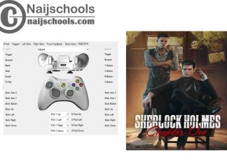 Sherlock Holmes Chapter One X360ce Settings for Any PC Joypad