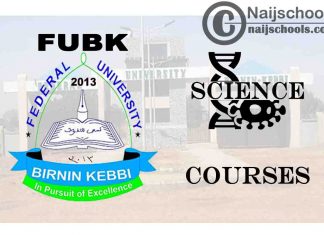 FUBK Courses for Science Students to Study; Full List