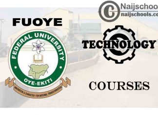 FUOYE Courses for Technology & Engine Students