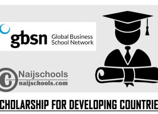 GBSN Scholarship for Developing Countries 2021/2022