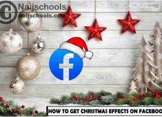 How to Get Christmas Effects on Your Facebook Account