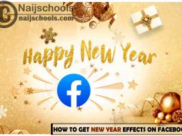 How to Get New Year Effects on Your Facebook Account