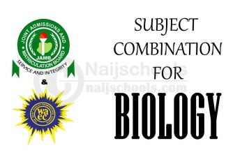 JAMB & WAEC Subject Combination for Biology