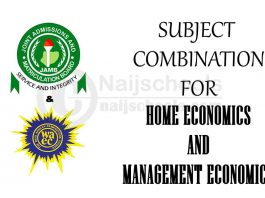 Subject Combination for Home Economics and Management Economics