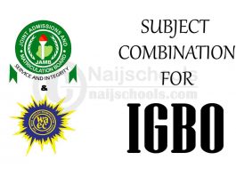 JAMB & WAEC Subject Combination for Igbo