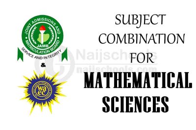 Subject Combination for Mathematical Sciences