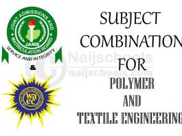 Subject Combination for Polymer and Textile Engineering